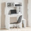 VidaXL (white) vidaXL Desk with Shelves Writing Compter Table Study Desk Engineered Wood 3