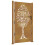 VidaXL vidaXL Gartentor 100x175 cm Cortenstahl Baumdesign 1
