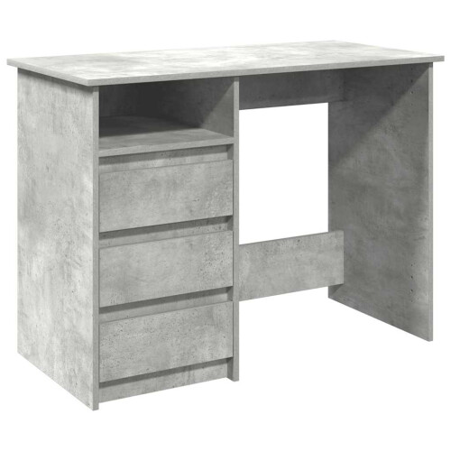 VidaXL (concrete grey) vidaXL Desk Writing Table Working Desk Study Computer Desk Engineered Wood 1