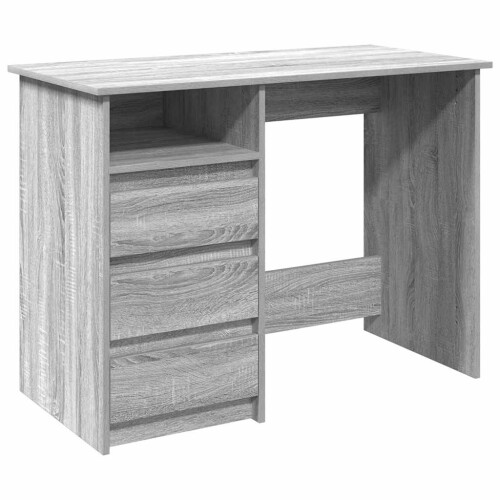VidaXL (grey sonoma) vidaXL Desk Writing Table Working Desk Study Computer Desk Engineered Wood 1