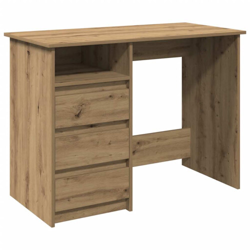 VidaXL (artisan oak) vidaXL Desk Writing Table Working Desk Study Computer Desk Engineered Wood 1