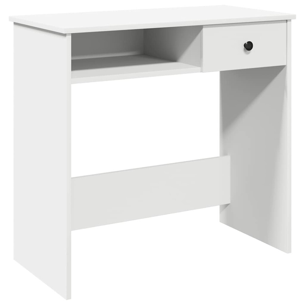 Vidaxl (White) Desk 80X40x75 Cm Engineered Wood Office Desk Study Desk White