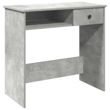 (concrete grey) vidaXL Desk White 80x40x75 cm Engineered Wood office desk study desk