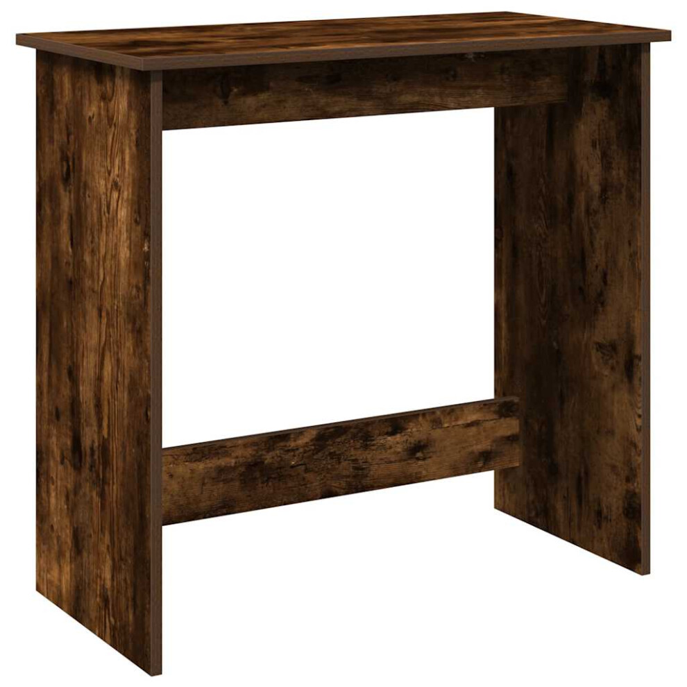 Vidaxl (Smoked Oak) Desk Smoked Oak 80X40x75 Cm Engineered Wood Office Desk Study Desk