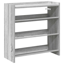 (grey sonoma, 62 cm/ 60 cm) vidaXL Shoe Rack Shoe Cabinet Shoe Storage Shelf Hall Cupboard Engineered Wood