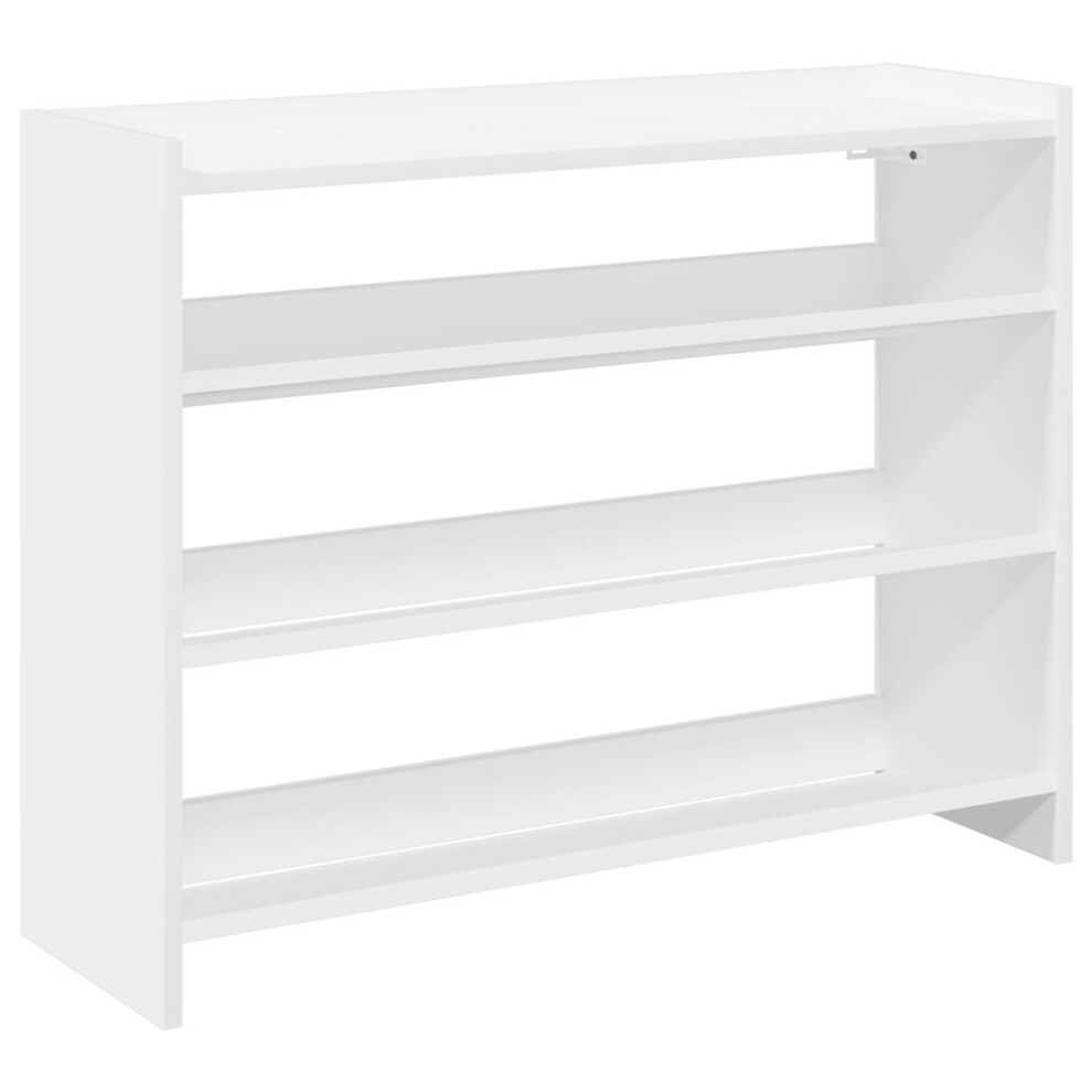 Vidaxl (White, 62 Cm/ 80 Cm) Shoe Rack Shoe Cabinet Shoe Storage Shelf Hall Cupboard Engineered Wood