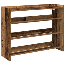 (old wood, 62 cm/ 80 cm) vidaXL Shoe Rack Shoe Cabinet Shoe Storage Shelf Hall Cupboard Engineered Wood