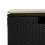 VidaXL vidaXL 2-tlg. Garten-Sofagarnitur mit Kissen Schwarz Poly Rattan 6
