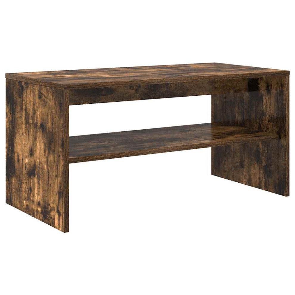 Vidaxl (Smoked Oak, 80 X 40 X 40 Cm) Tv Cabinet 100X40x40 Cm Engineered Wood Tv Stand Tv Sideboard Black