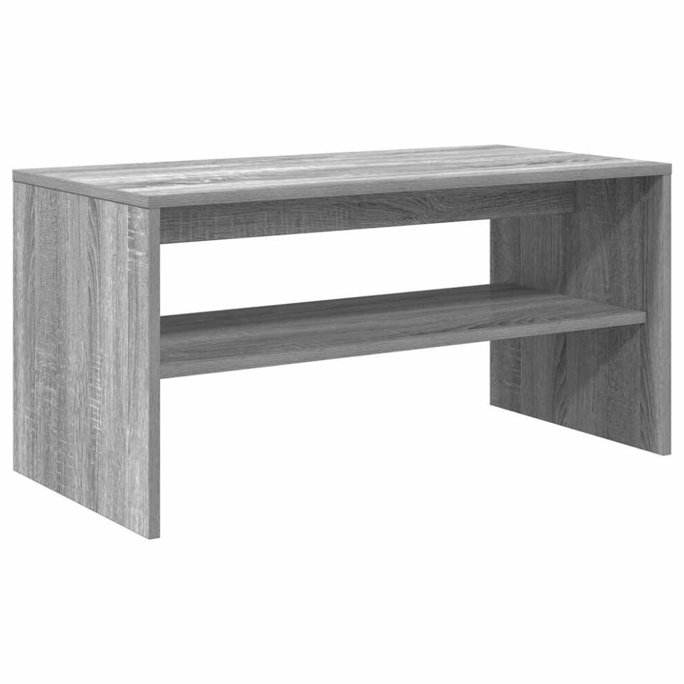 Vidaxl (Grey Sonoma, 80 X 40 X 40 Cm) Tv Cabinet Black 100X40x40 Cm Engineered Wood Tv Stand Tv Sideboard Black,Grey