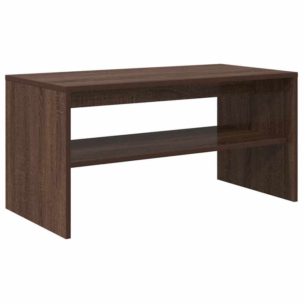 Vidaxl (Brown Oak, 80 X 40 X 40 Cm) Tv Cabinet Black 100X40x40 Cm Engineered Wood Tv Stand Tv Sideboard Black,Brown