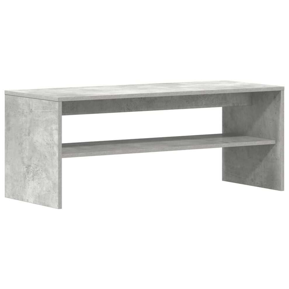 (concrete grey, 100 x 40 x 40 cm) vidaXL TV Cabinet Black 100x40x40 cm Engineered Wood tv stand tv sideboard