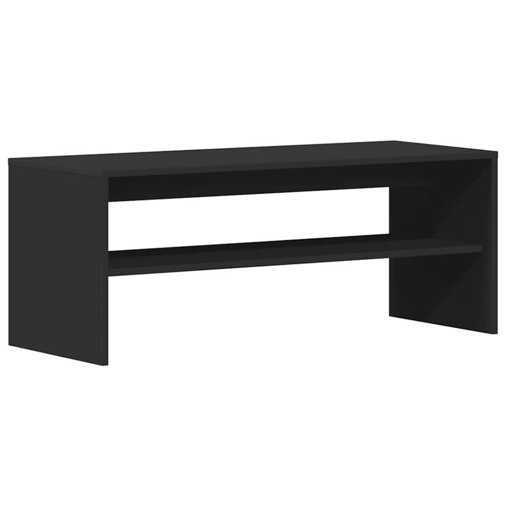 (black, 100 X 40 X 40 cm) vidaXL TV Cabinet Black 100x40x40 Cm Engineered Wood Tv Stand Tv Sideboard