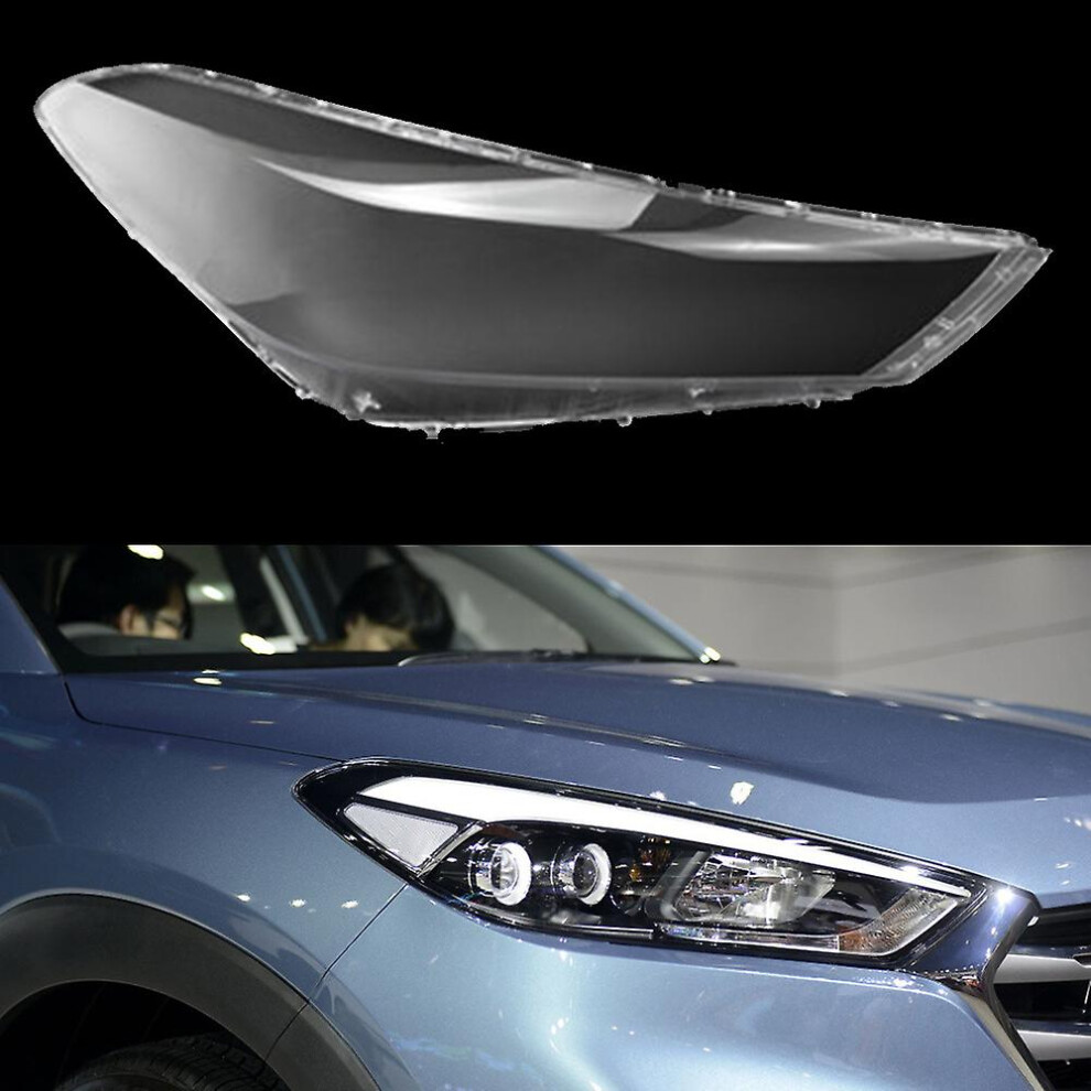 (Right) Car Headlight Lens For Hyundai Tucson 2015 2016 2017 2018 Car Headlamp Cover Auto Shell Transparent Lampshade Lamp Shell Masks 8795863485331