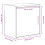VidaXL (white) vidaXL Garage Wall Cabinet Concrete Grey Engineered Wood cabinet 4