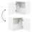 VidaXL (white) vidaXL Garage Wall Cabinet Concrete Grey Engineered Wood cabinet 9