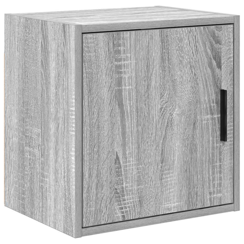Vidaxl Grey ( Sonoma) Garage Wall Cabinet Concrete Engineered Wood Cabinet