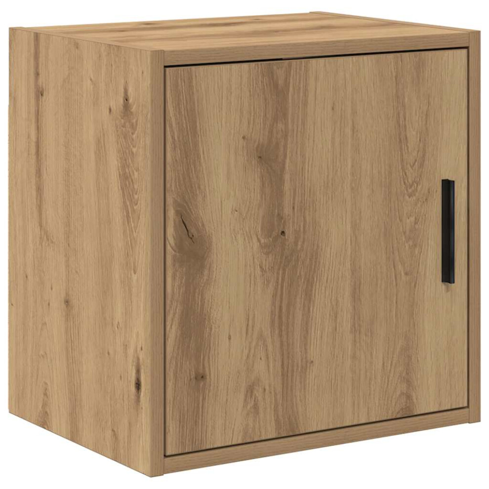 (artisian oak) vidaXL Garage Wall Cabinet Concrete Grey Engineered Wood cabinet