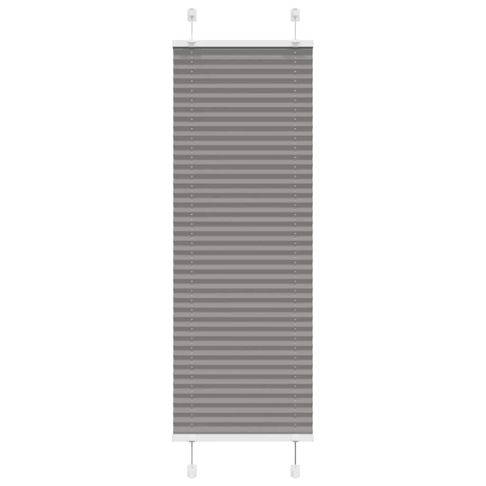 (anthracite, 40 X 100 cm) vidaXL Pleated Blind Anthracite 40x100 Cm Fabric Width 39.4 Cm Polyester