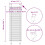 VidaXL vidaXL Plissee Anthrazit 45x100 cm Stoffbreite 44,4 cm Polyester 4