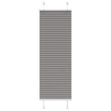 vidaXL Plissee Anthrazit 45x100 cm Stoffbreite 44,4 cm Polyester
