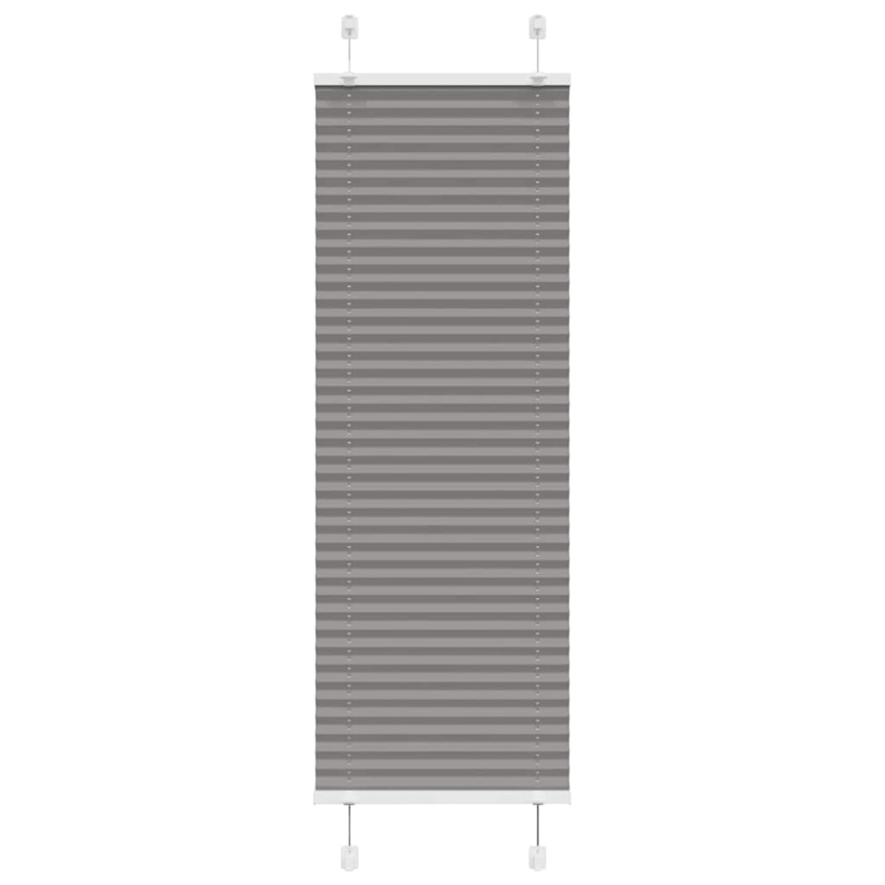 (anthracite, 45 x 100 cm) vidaXL Pleated Blind Anthracite 40x100 cm Fabric Width 39.4 cm Polyester