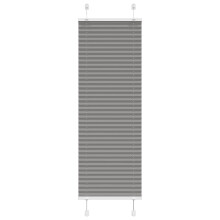 vidaXL Plissee Anthrazit 40x150 cm Stoffbreite 39,4 cm Polyester