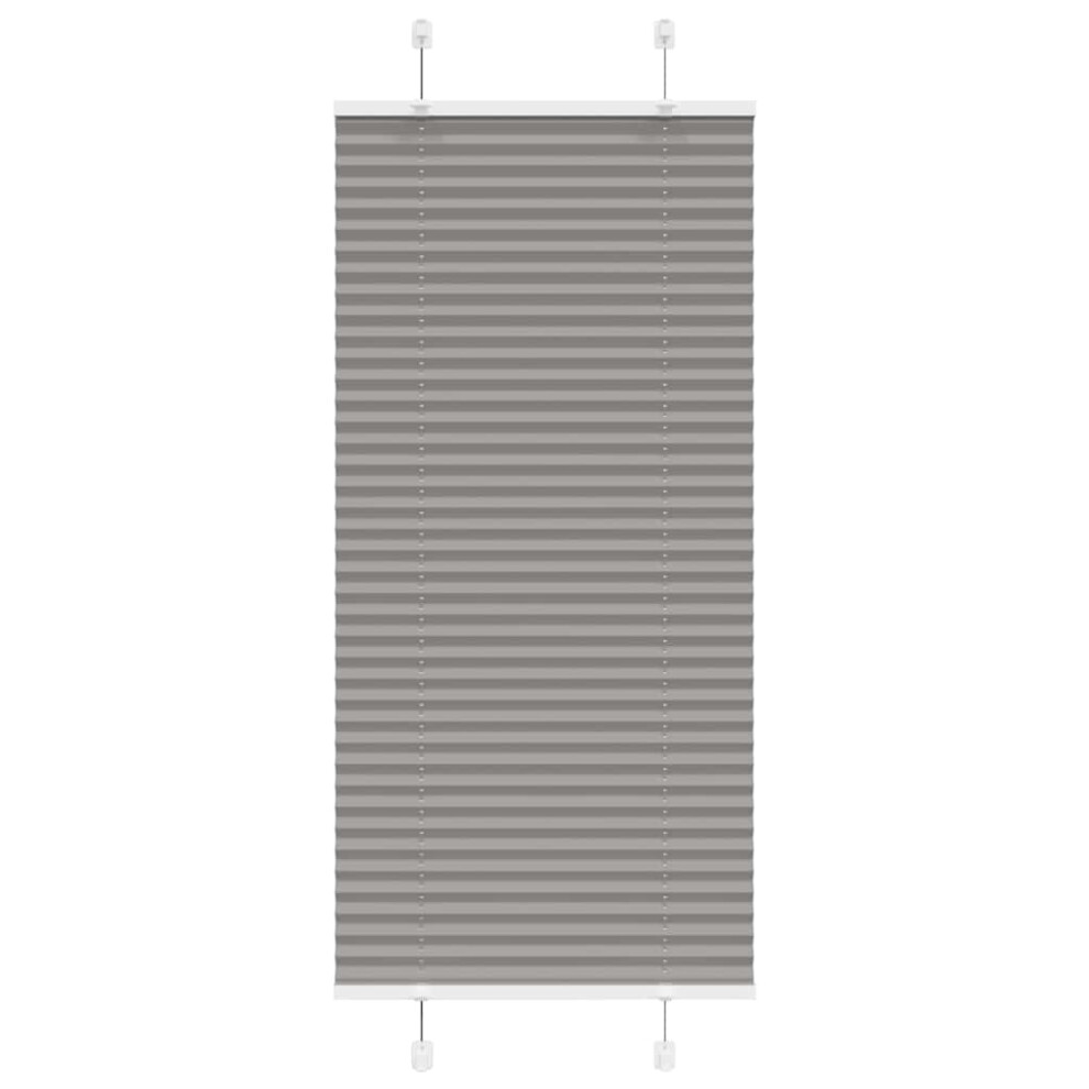 (anthracite, 55 X 150 cm) vidaXL Pleated Blind Anthracite 40x100 Cm Fabric Width 39.4 Cm Polyester