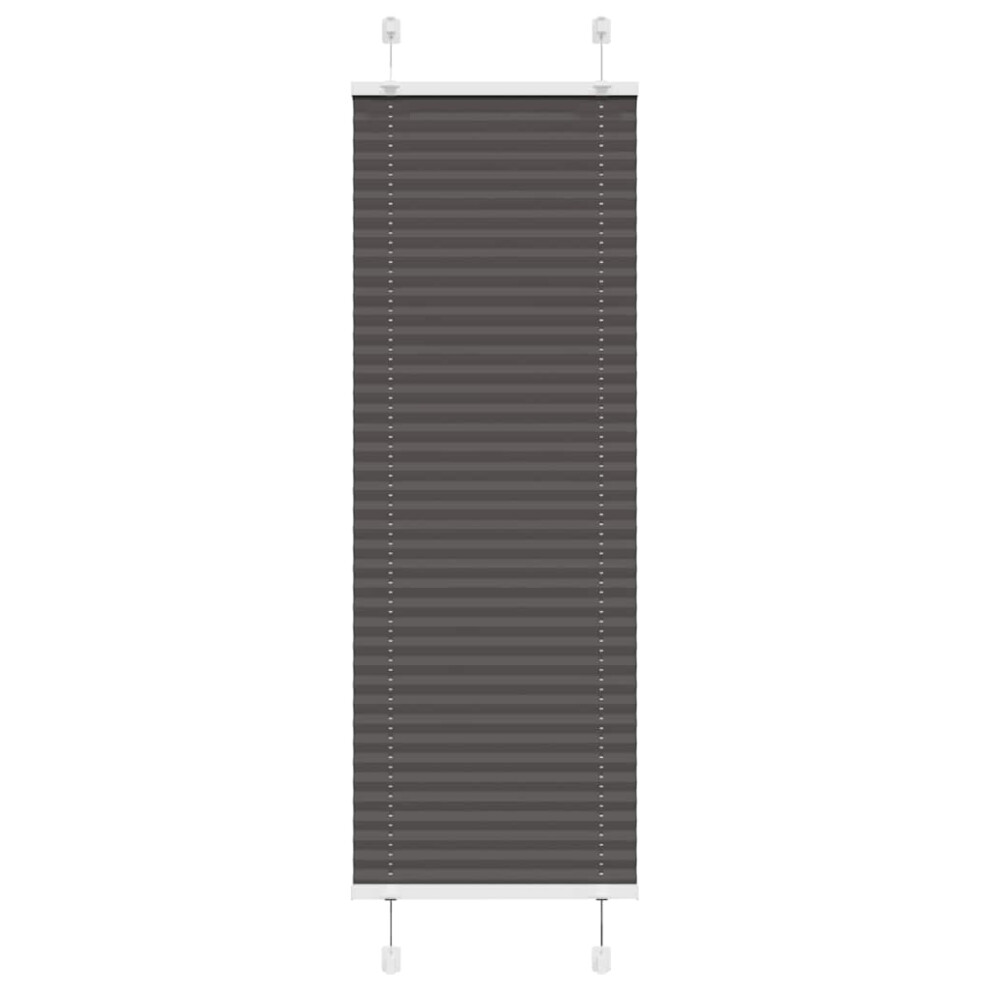 (black, 40 x 100 cm) vidaXL Pleated Blind Anthracite 40x100 cm Fabric Width 39.4 cm Polyester-image-OPC-PFW7Z7D-NEW