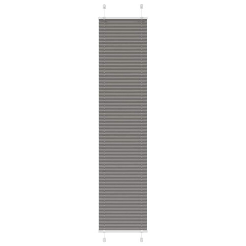 VidaXL (anthracite, 40 x 200 cm) vidaXL Pleated Blind Anthracite 40x100 cm Fabric Width 39.4 cm Polyester