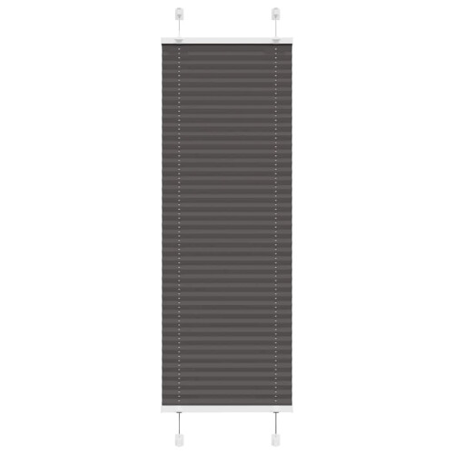 VidaXL vidaXL Plissee Schwarz 45x100 cm Stoffbreite 44,4 cm Polyester