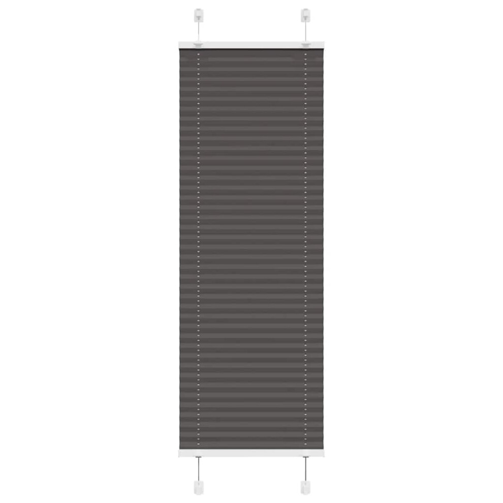 (black, 45 X 100 cm) vidaXL Pleated Blind Anthracite 40x100 Cm Fabric Width 39.4 Cm Polyester