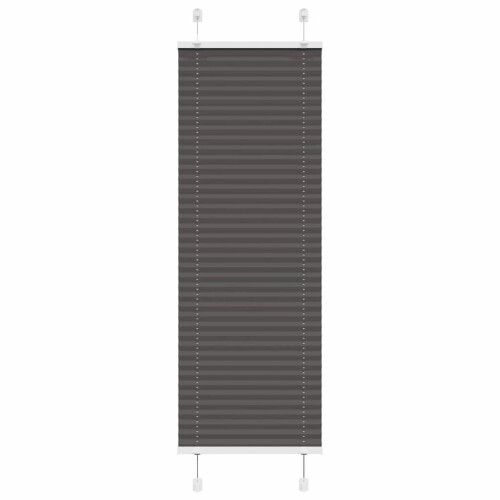 VidaXL vidaXL Plissee Schwarz 50x100 cm Stoffbreite 49,4 cm Polyester