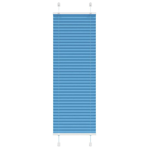 VidaXL vidaXL Plissee Blau 40x100 cm Stoffbreite 39,4 cm Polyester