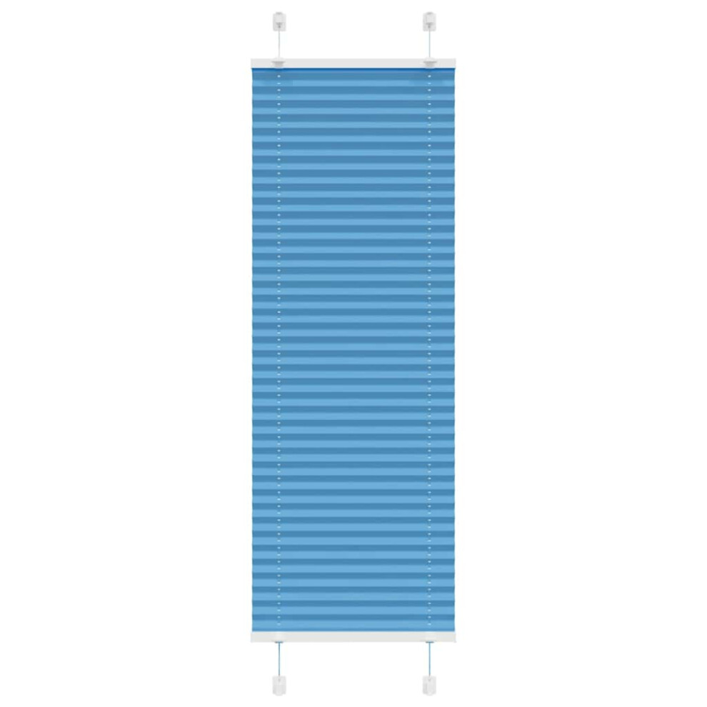 Vidaxl (Blue, 40 X 100 Cm) Pleated Blind Anthracite 40X100 Cm Fabric Width 39.4 Cm Polyester