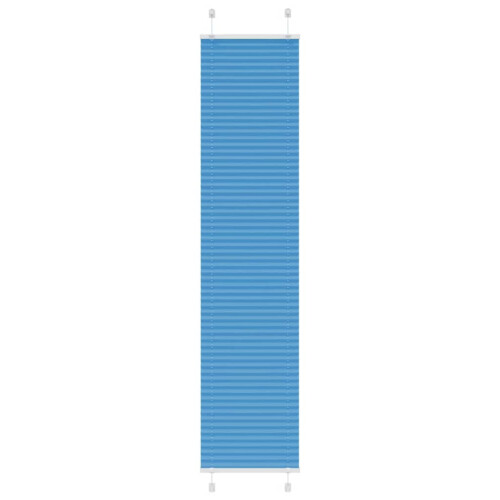 VidaXL vidaXL Plissee Blau 40x200 cm Stoffbreite 39,4 cm Polyester