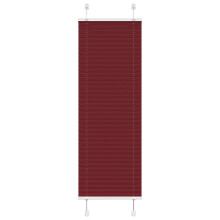 vidaXL Plissee Bordeauxrot 50x150 cm Stoffbreite 49,4 cm Polyester
