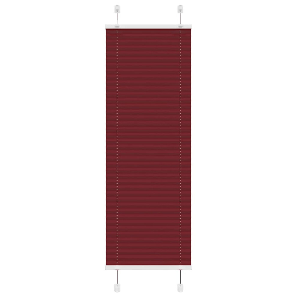 (bordeaux red, 50 x 150 cm) vidaXL Pleated Blind Anthracite 40x100 cm Fabric Width 39.4 cm Polyester