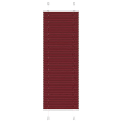 VidaXL vidaXL Plissee Bordeauxrot 40x150 cm Stoffbreite 39,4 cm Polyester