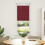 VidaXL vidaXL Plissee Bordeauxrot 40x150 cm Stoffbreite 39,4 cm Polyester 2