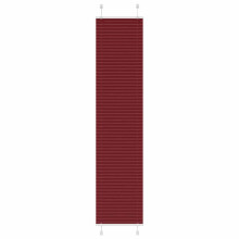 vidaXL Plissee Bordeauxrot 40x200 cm Stoffbreite 39,4 cm Polyester