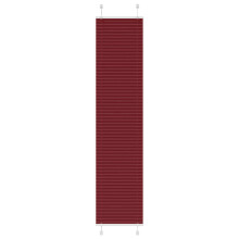 vidaXL Plissee Bordeauxrot 50x200 cm Stoffbreite 49,4 cm Polyester