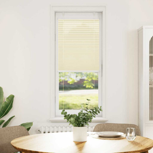 VidaXL vidaXL Plissee Creme 40x150 cm Stoffbreite 39,4 cm Polyester 1