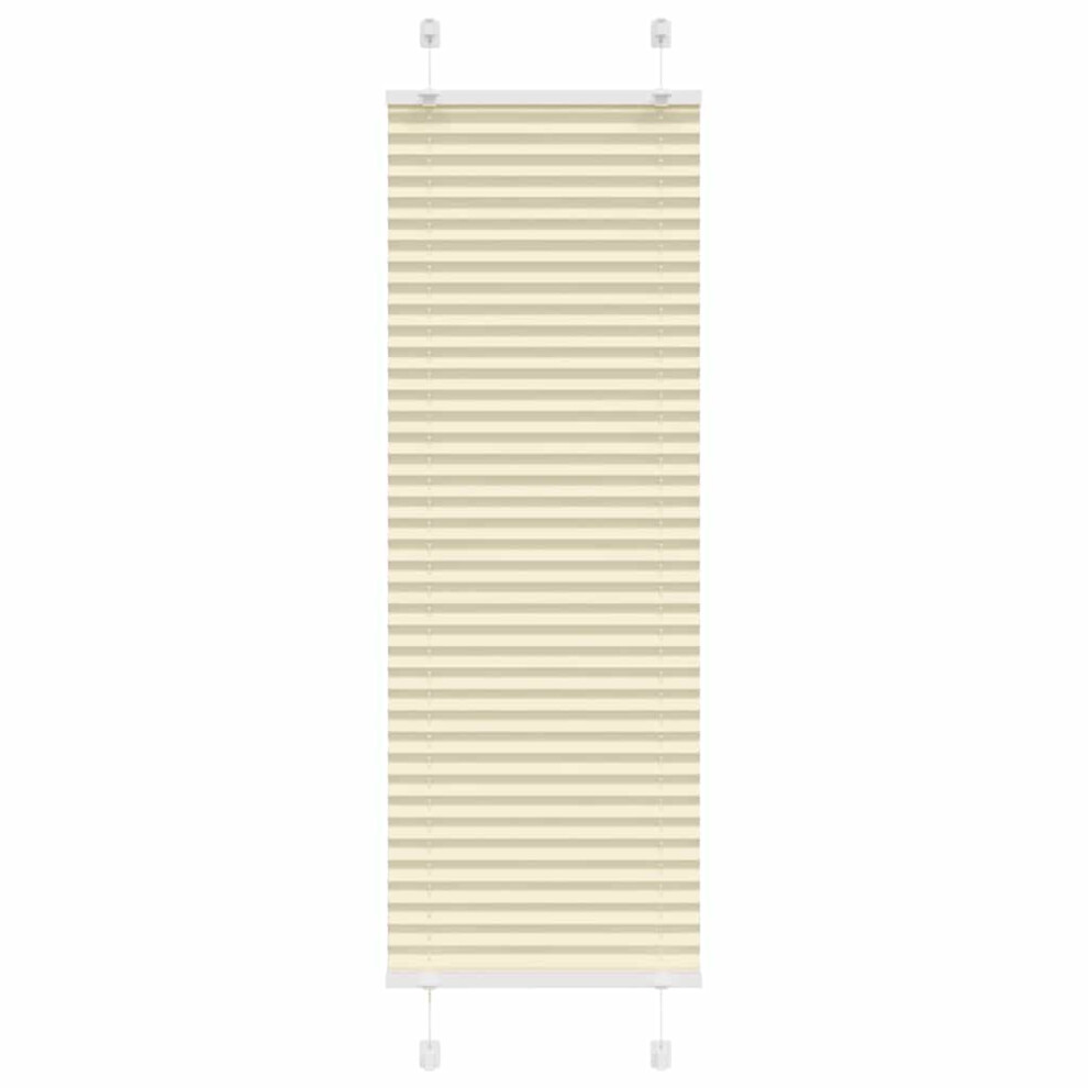 (cream, 50 X 100 cm) vidaXL Pleated Blind Anthracite 40x100 Cm Fabric Width 39.4 Cm Polyester