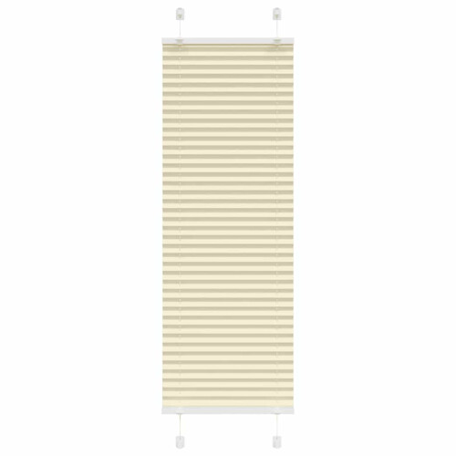 VidaXL vidaXL Plissee Creme 40x150 cm Stoffbreite 39,4 cm Polyester