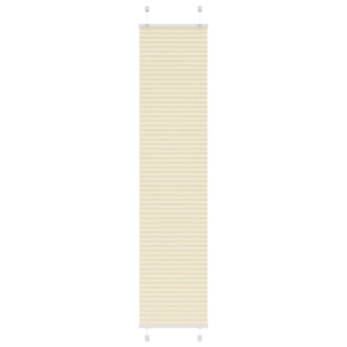 VidaXL vidaXL Plissee Creme 50x200 cm Stoffbreite 49,4 cm Polyester