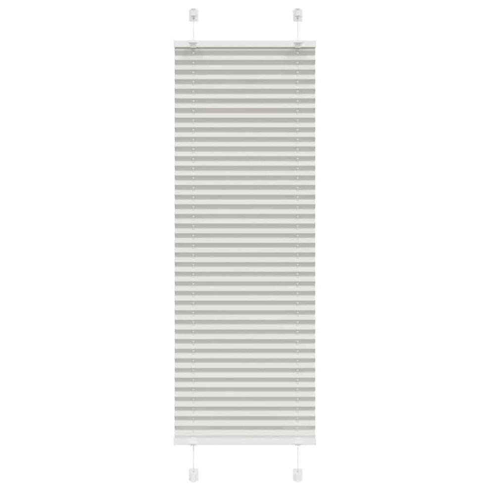 (light grey, 40 X 100 cm) vidaXL Pleated Blind Anthracite 40x100 Cm Fabric Width 39.4 Cm Polyester