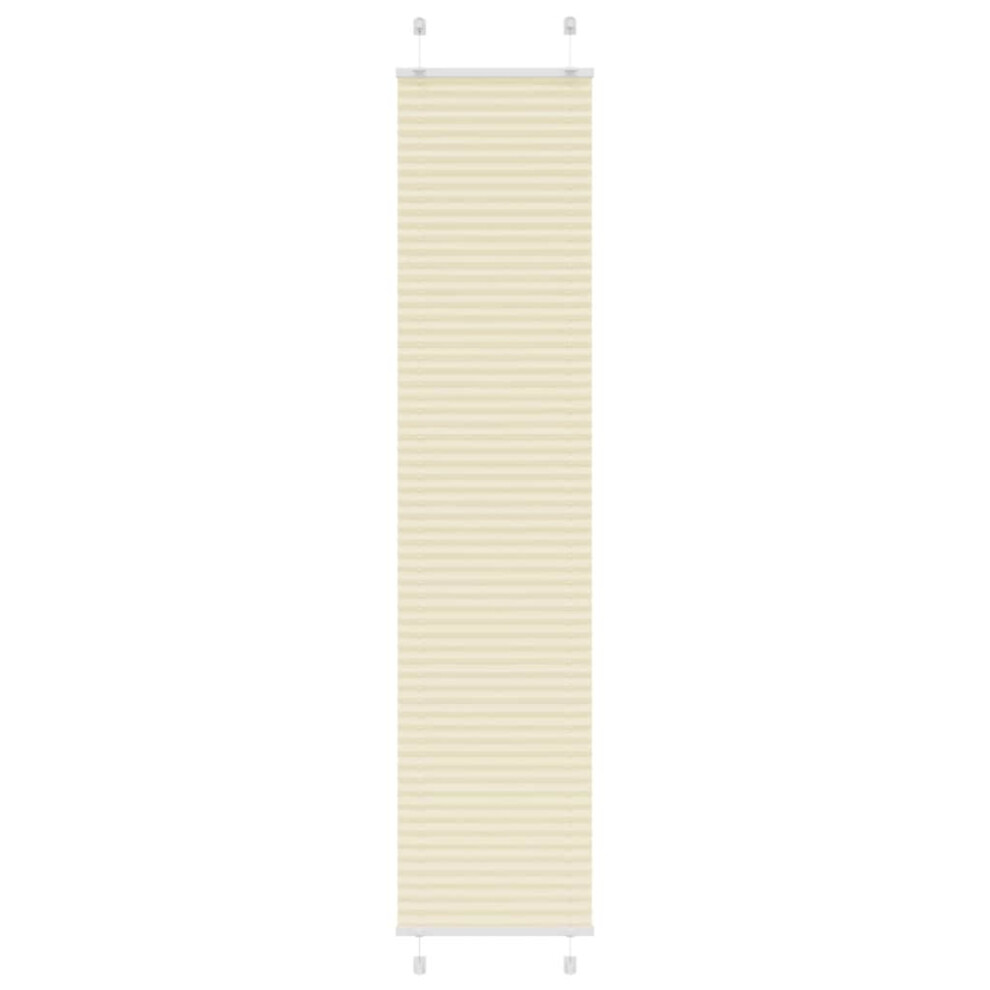 Vidaxl (Cream, 45 X 200 Cm) Pleated Blind Anthracite 40X100 Cm Fabric Width 39.4 Cm Polyester