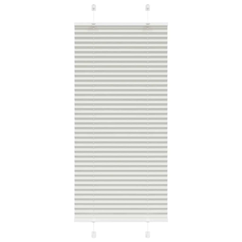 Vidaxl (Light Grey, 55 X 150 Cm) Pleated Blind Anthracite 40X100 Cm Fabric Width 39.4 Cm Polyester