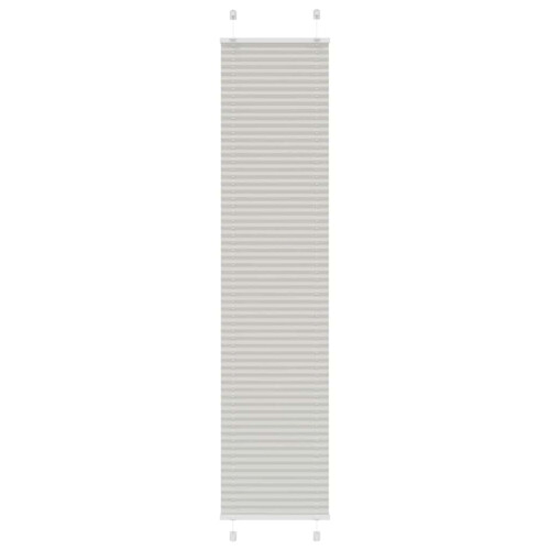 VidaXL vidaXL Plissee Hellgrau 50x200 cm Stoffbreite 49,4 cm Polyester 1